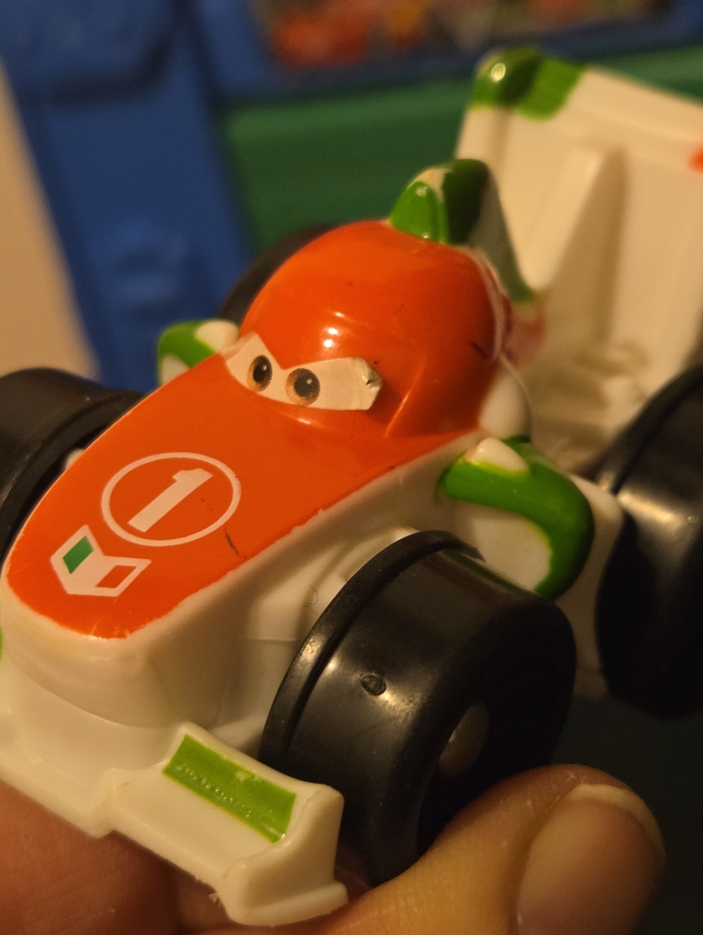 HTF Fisher-Price Pixar Cars Racing Rivalry Fold & Go Wheelies Ramp & Francesco - Picture 11 of 12